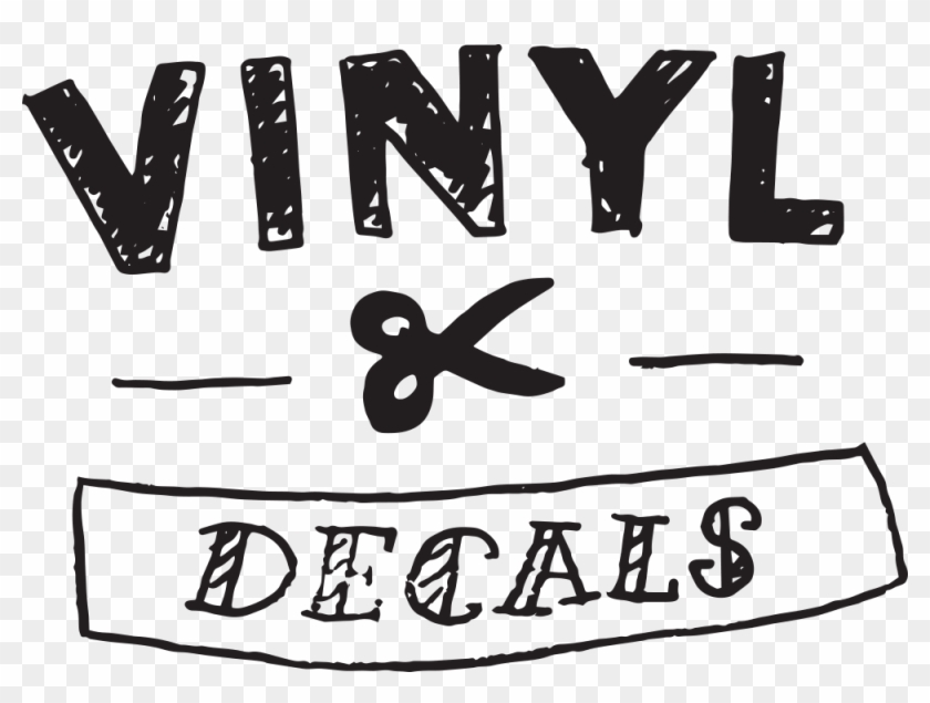 Vinyl Cut Decals Are Perfect For Simple, One Colour, - Decals Vinyl Clipart