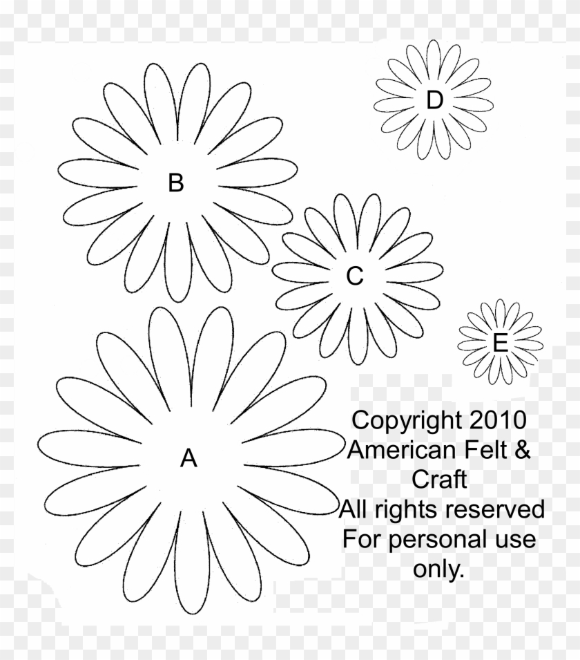 Resultado De Imagen Para Moldes De Petalos De Daisies - Moldes De Flores Gerbera Clipart