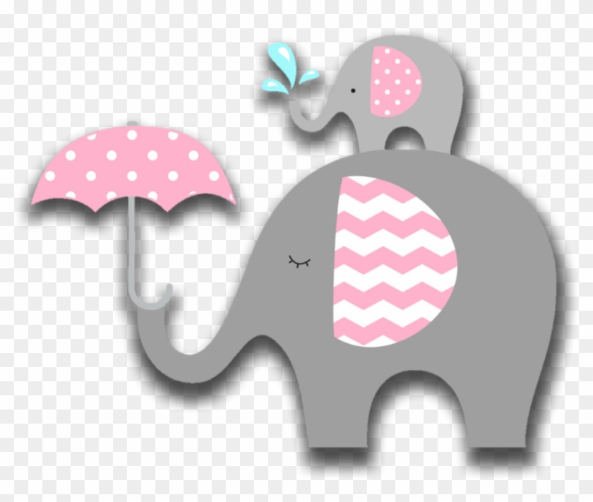 #pink #elephant #animals #babyshower #baby #decoration - Nome Lavinia Para Imprimir Clipart #3616037