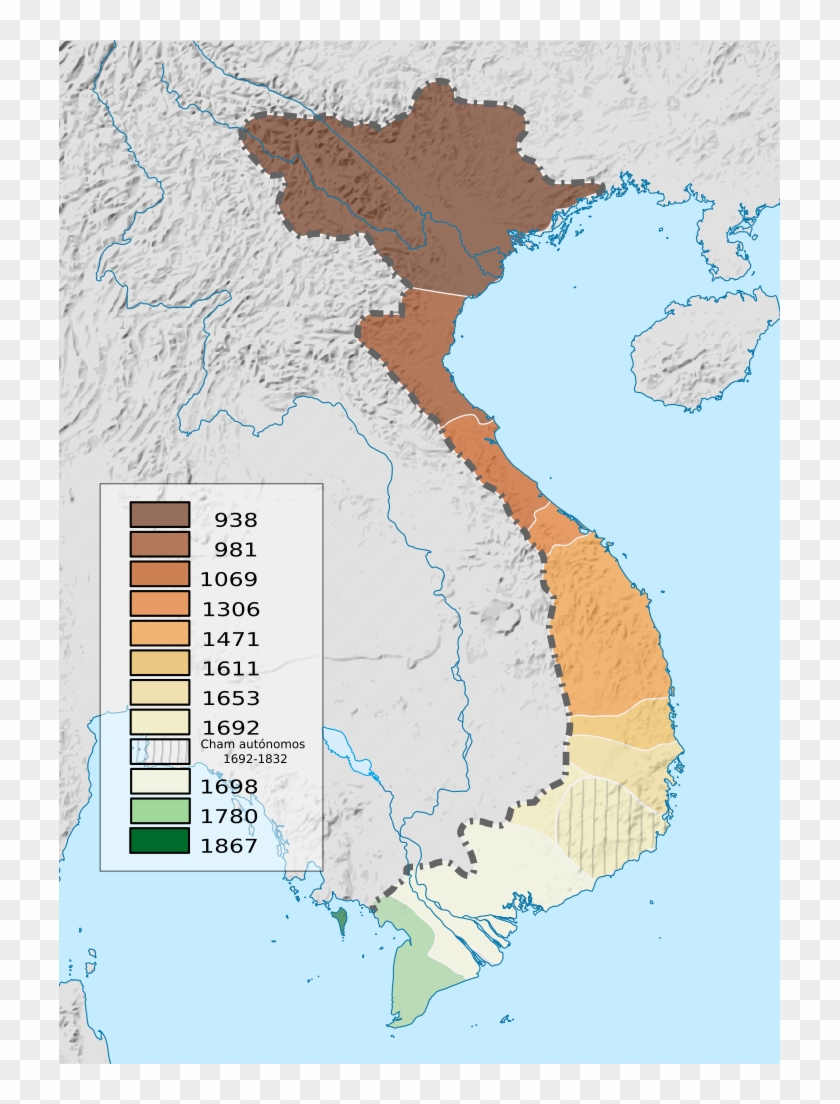 Vietnam Nam Tien Map-es - Atlas Clipart #3616088