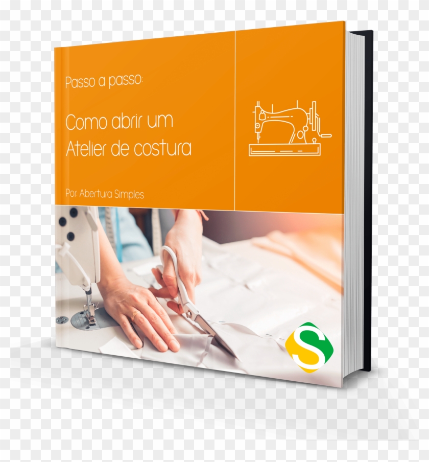 Capa Do Ebook De Como Abrir Um Atelier De Costura - Cloth Alteration Clipart #3616155