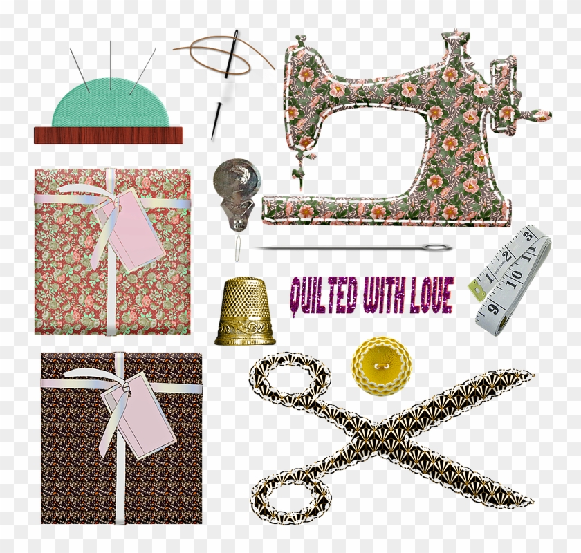 Coser Los Botones, De Costura, Máquina De Coser Clipart