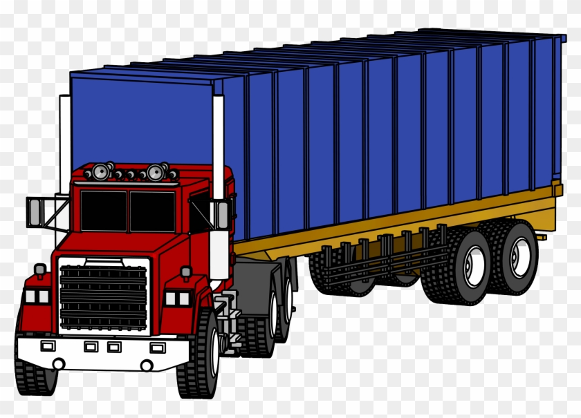 Industrial Truck Big Truck Clipart Png Image - Big Truck Clipart Transparent Png #3616456