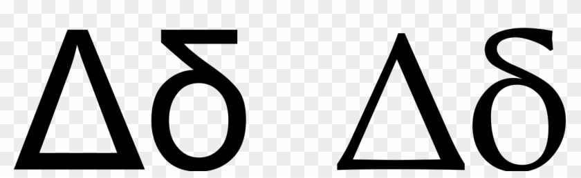 Greek Alphabet Delta Clipart