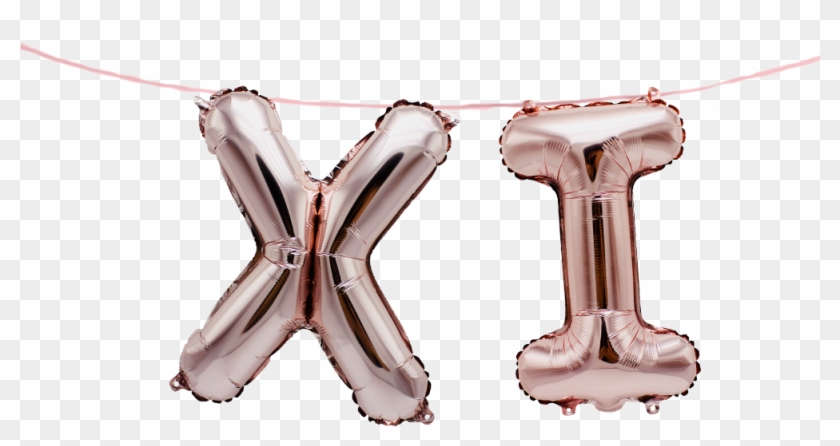 Xi Greek Alphabet Balloon Banner Set Fraternity Sorority - Chocolate Clipart