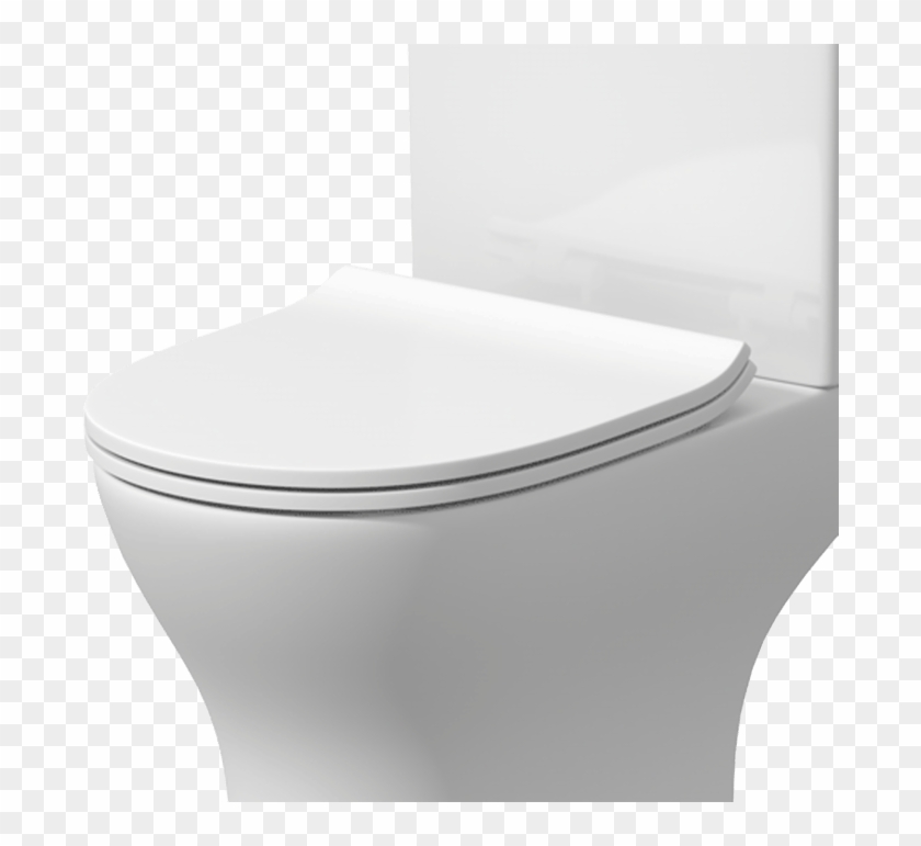 Ceramica Arles Luxury Thermoset Slow Close Toilet Seat - Bidet Clipart #3616592
