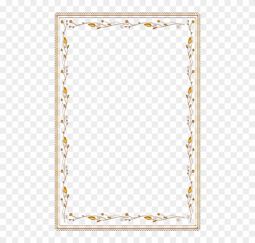 Frame, Ornate, Gold, Vintage, Portrait, Picture, Empty - Frame Border Designs Png Clipart