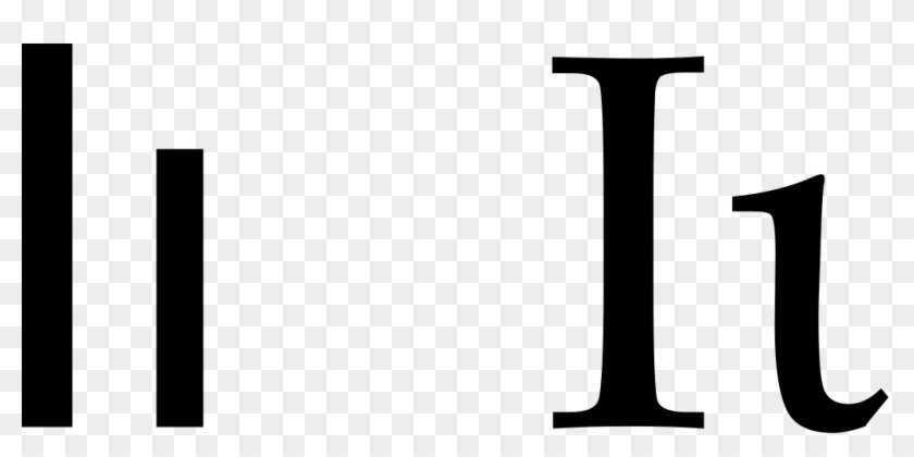 Greek Alphabet Iota - Iota Greek Letter Clipart