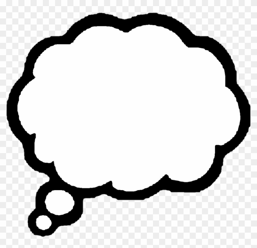 Speech Think Pensamento Balao Fala Speak - Thinking Cloud Clipart #3617390