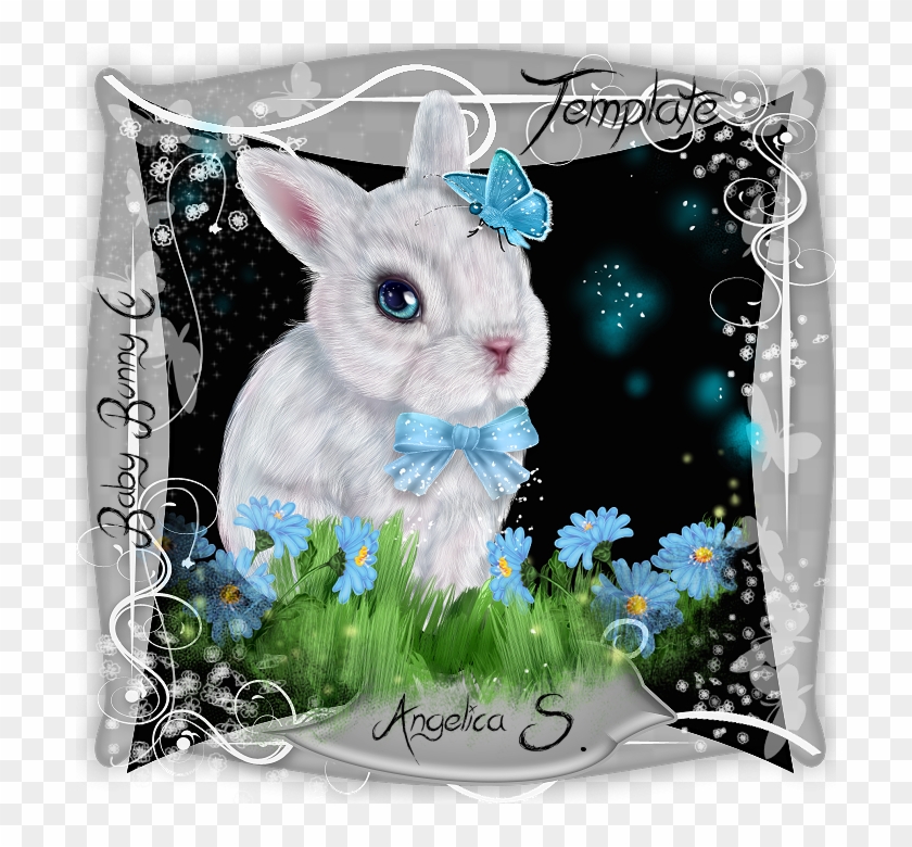 Baby Bunny Template - Portable Network Graphics Clipart
