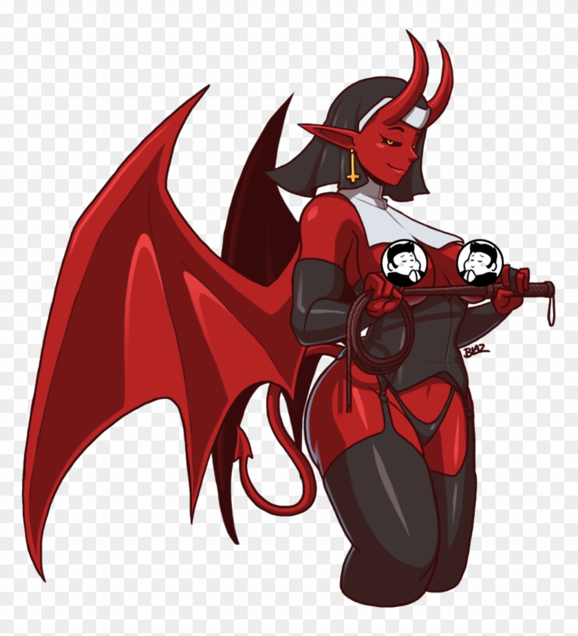 Demon Drawing Nun - Demonic Nun Sexy Drawing Clipart #3617575