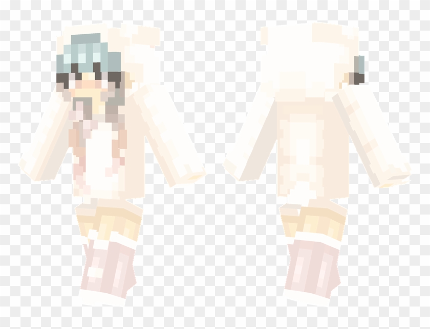 Baby Bunny - Pink Boy Minecraft Skins Clipart