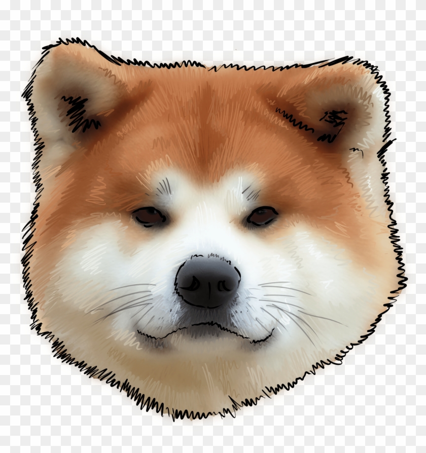 43 Why Are You An Akita - Japanese Akita Heads Clipart
