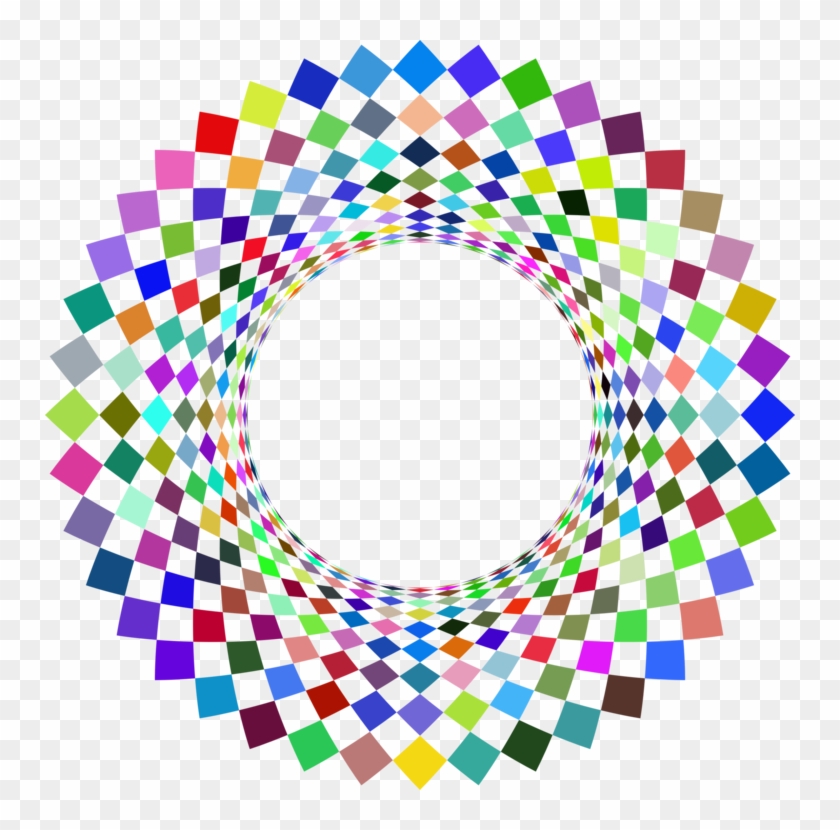 Sacred Geometry Inkadinkado Circles And Dots Clear - Circle With Dots Inside Clipart #3617926