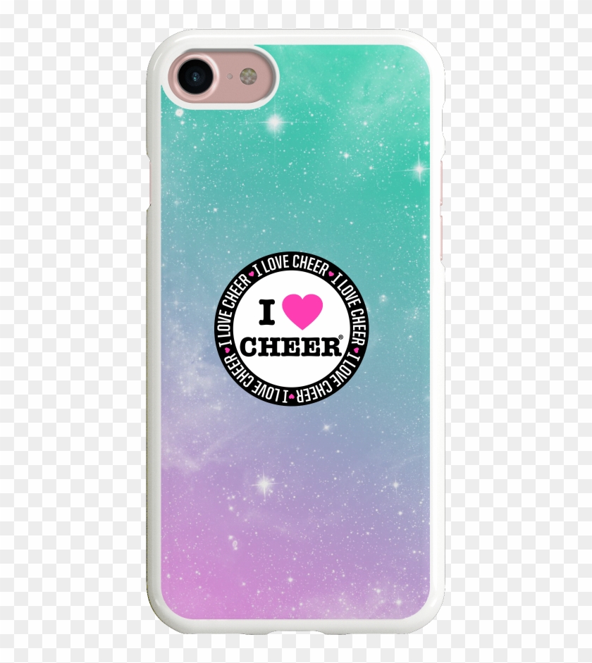 Crystal Mist I Love Cheer® Phone Case - Cheer Phone Case Clipart #3618139