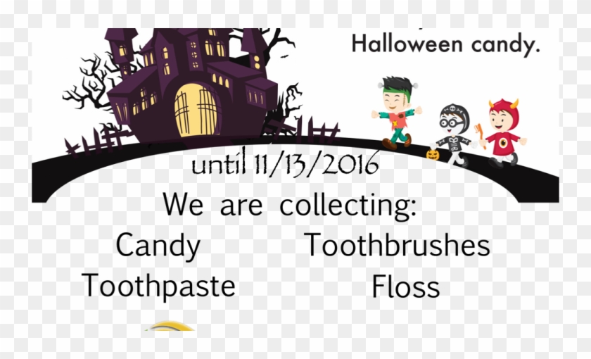 Halloween Candy Donation Flyer Clipart