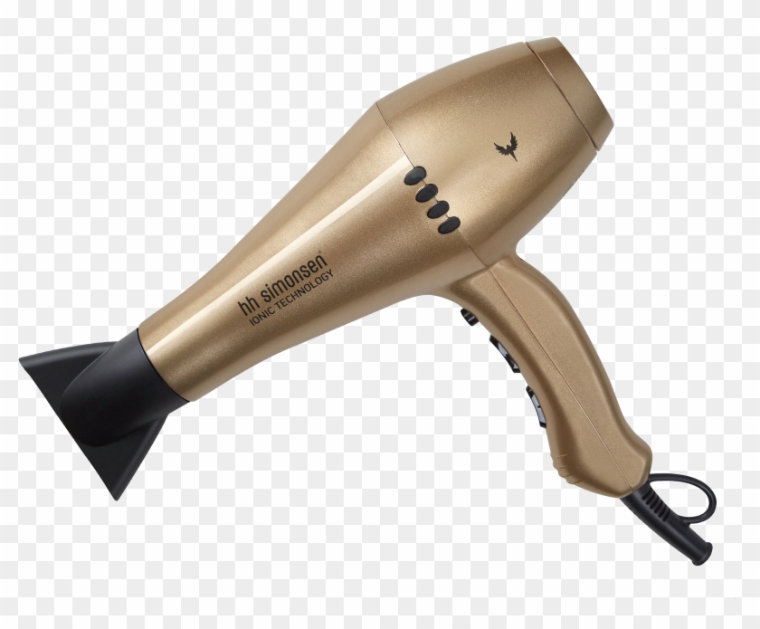 Hh Simonsen Boss Hair Dryer Gold Clipart #3618471