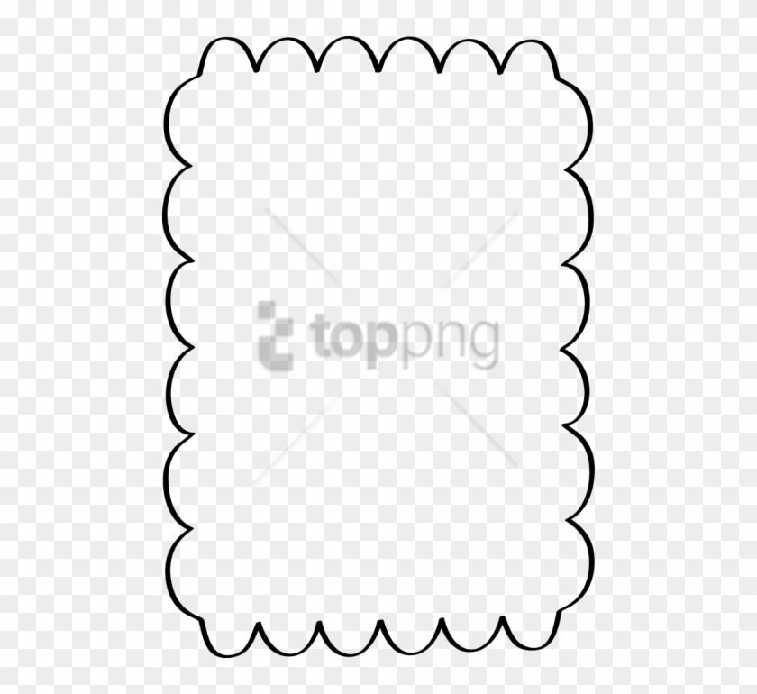 Free Png Line Borders Png Png Image With Transparent - Scalloped Border Clip Art