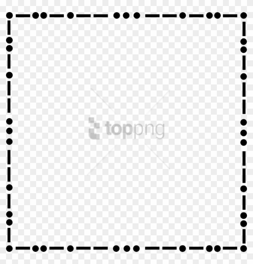 Free Png Line Borders Png Png Image With Transparent - Dashed Border Black And White Clipart