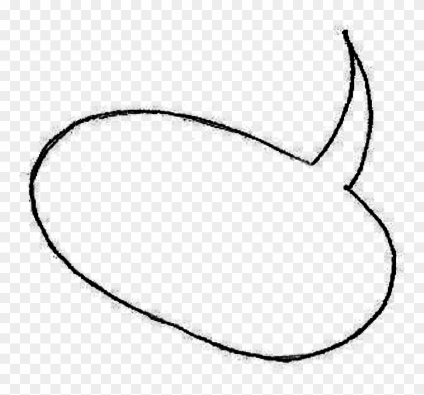 Fala Balão Texto Pensamento - Line Art Clipart