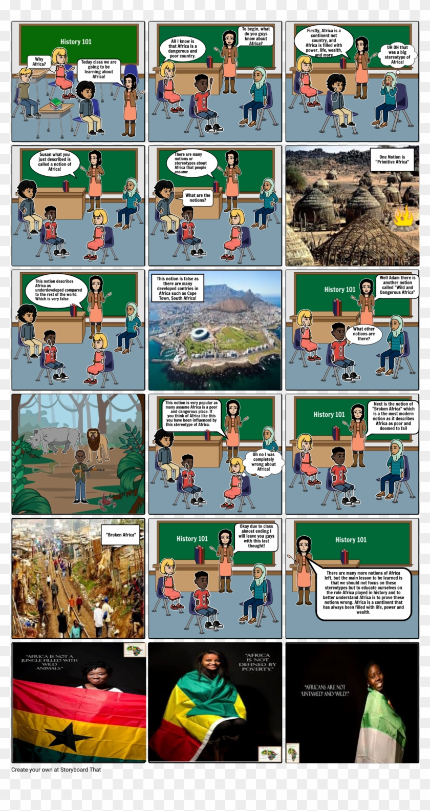 African History Project Clipart