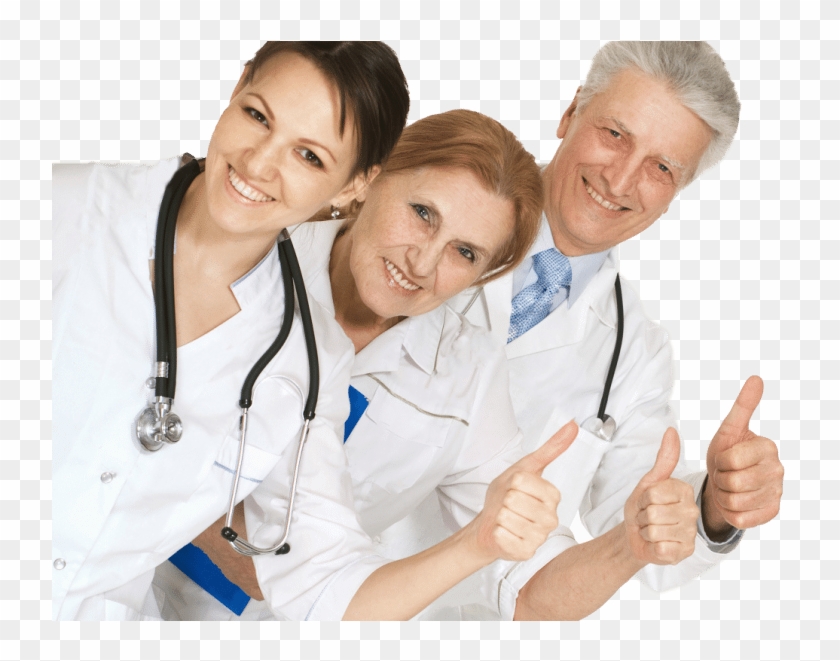 Rukuni Na Likitoci Suna Tsaye Tsaye A Sama - Doctor Con Pulgar Arriba Png Clipart #3619483
