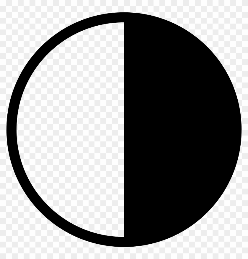 Half Circle L Ranch - Half Moon Icon Png Clipart
