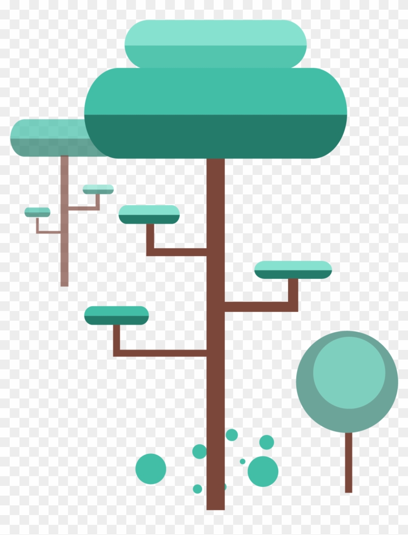 Winter Elements Trees Cold Grey Minimalist Png And - Furniture Clipart #3619558