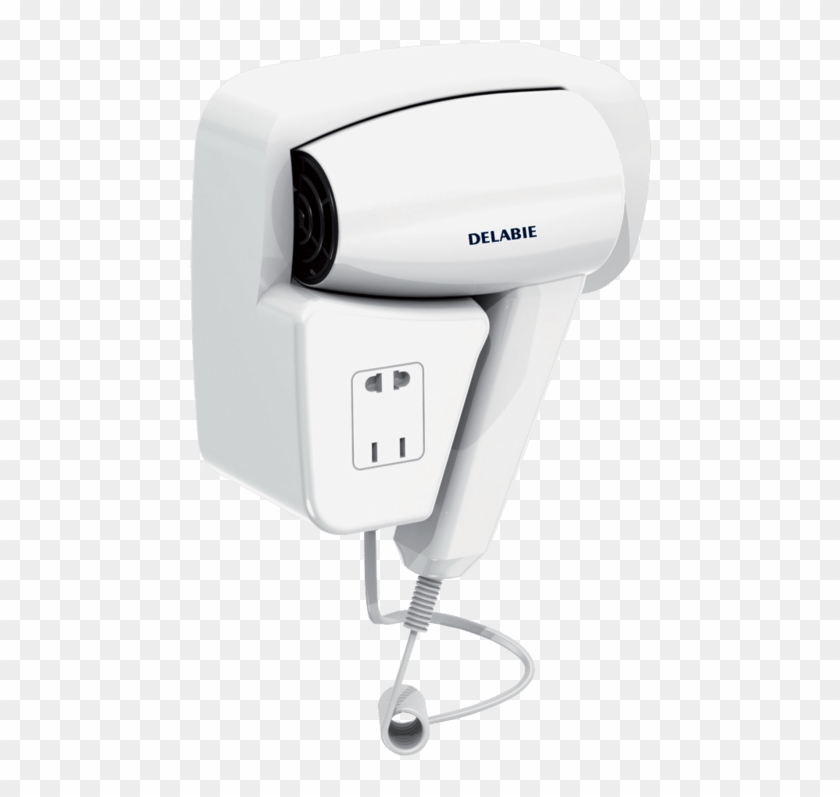 Wall-mounted Hair Dryer With Shaver Socket - Hair Dryer Clipart