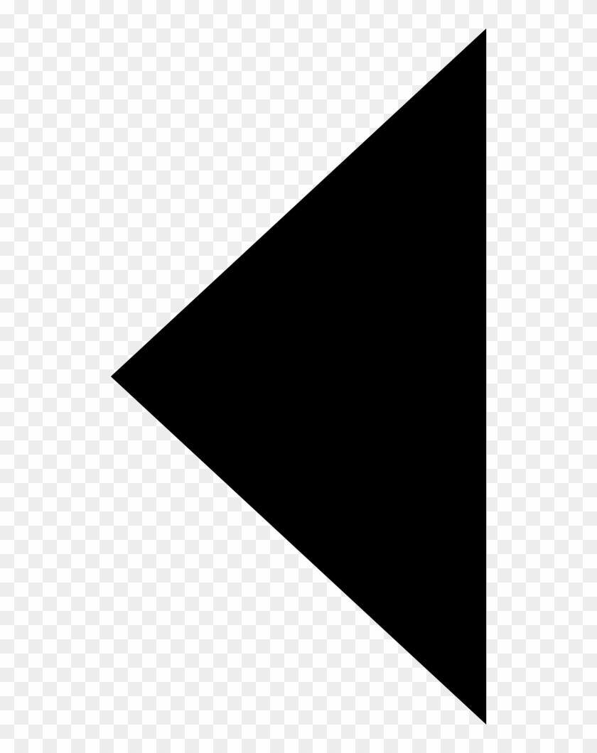 Png File - Left Triangle Arrow Clipart #3619766