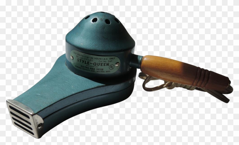 $35 45 1950's Style Queen Metallic Blue Hair Blower - Starting Pistol Clipart