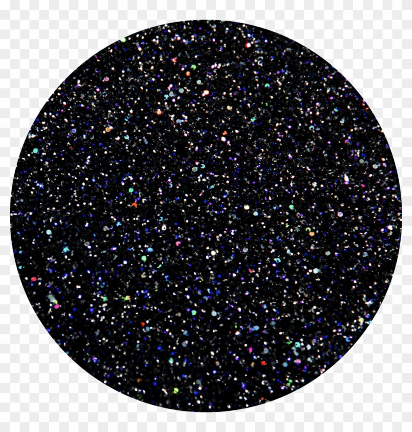 Black Artglitter - Hole - Black Iridescent Glitter Clipart #3619915