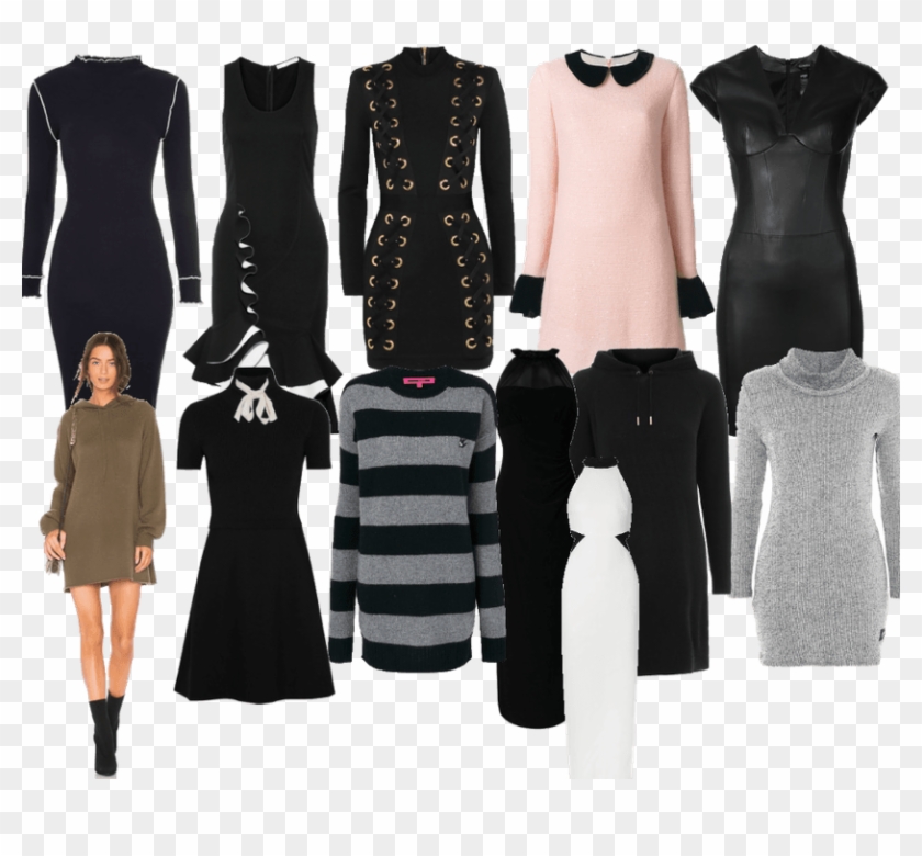 Vestidos Que A Lauren Gosta E Usaria - Little Black Dress Clipart #3619916