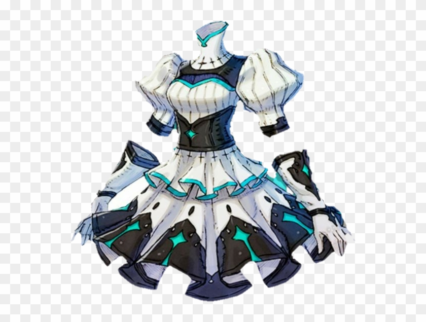 Vestidos Sticker - Poofy Shoulders Anime Clipart