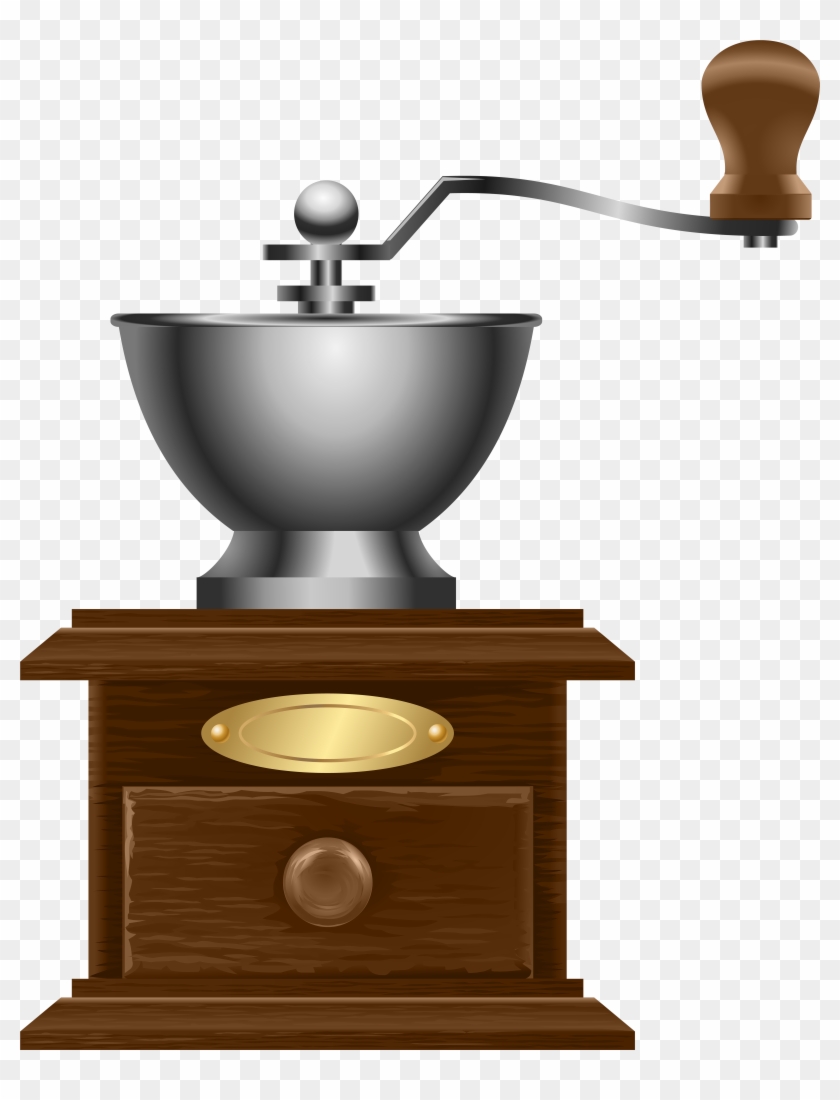 Vintage Coffee Mill Transparent Png Clip Art