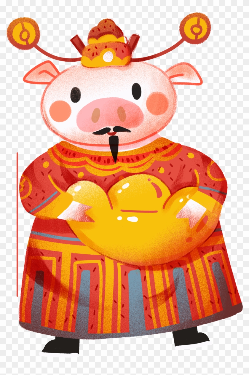 Red Festive Chinese Style New Year Png And Psd - Design Clipart