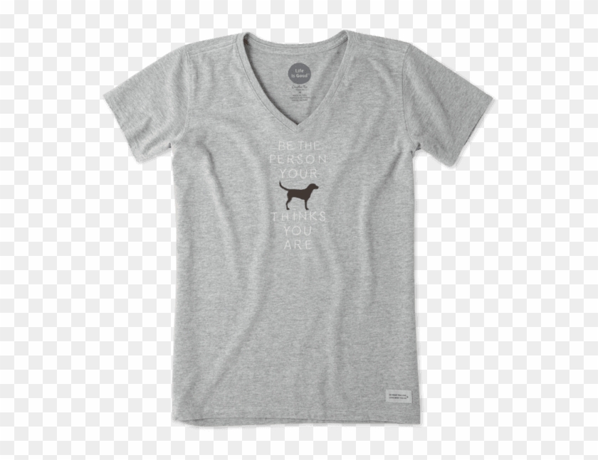 Women's Dog Icon Stack Crusher - Dog Days Shirt Clipart