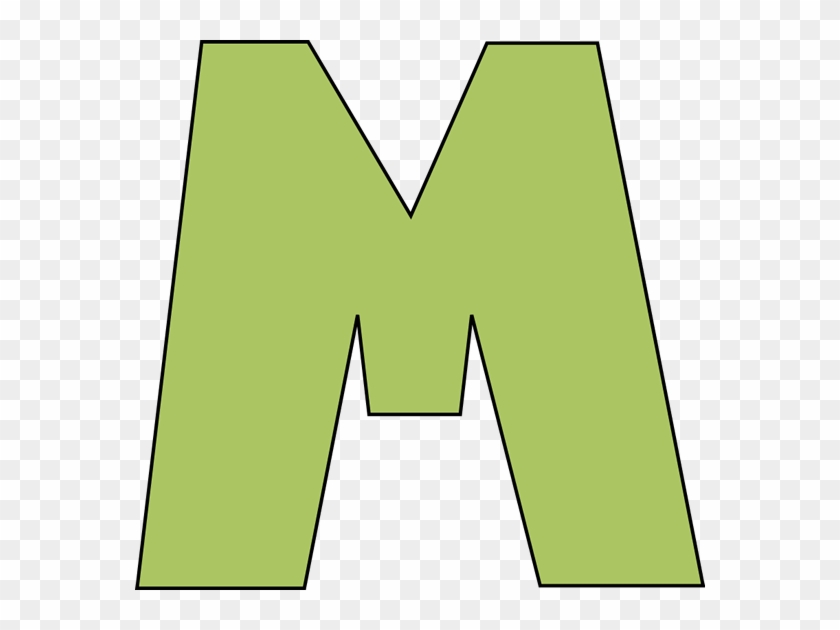 Green Letter M Clip Art - Png Download