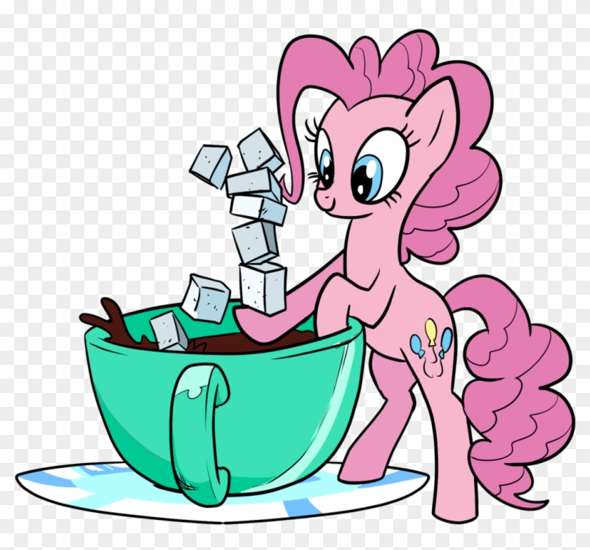 Pencils, Coffee, Cup, Earth Pony, Female, Mare, Micro, - Cartoon Clipart #3620691