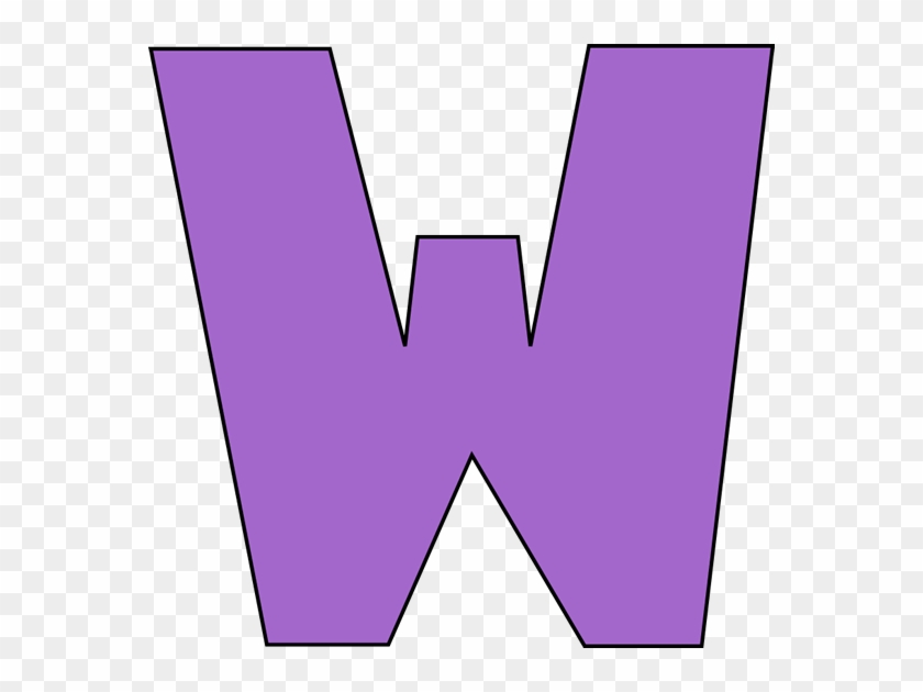 Letter Clipart Capital Letter - Letter W Clip Art - Png Download