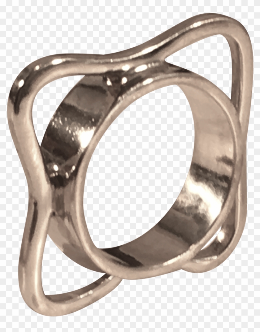 Kant Ring I Sølv - Engagement Ring Clipart #3620847