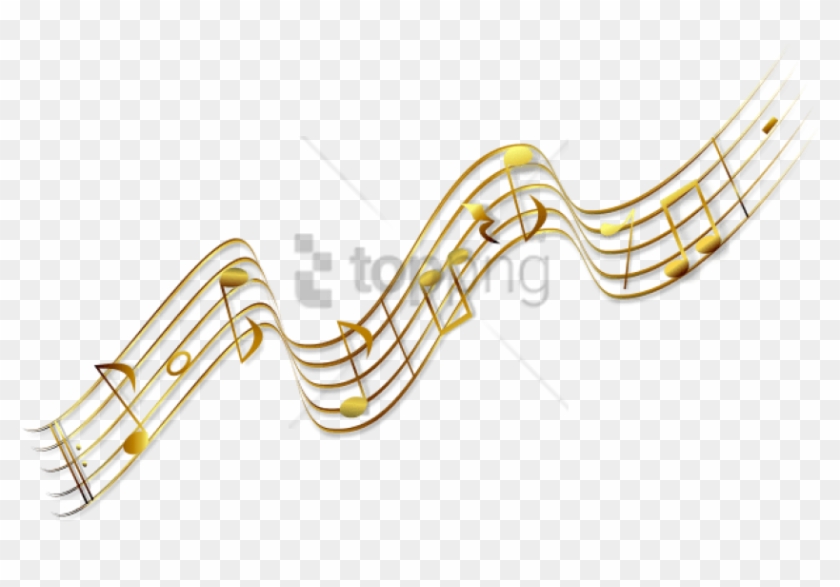 Free Png Gold Music Notes Png Png Image With Transparent - Music Notes Silhouette Png Clipart