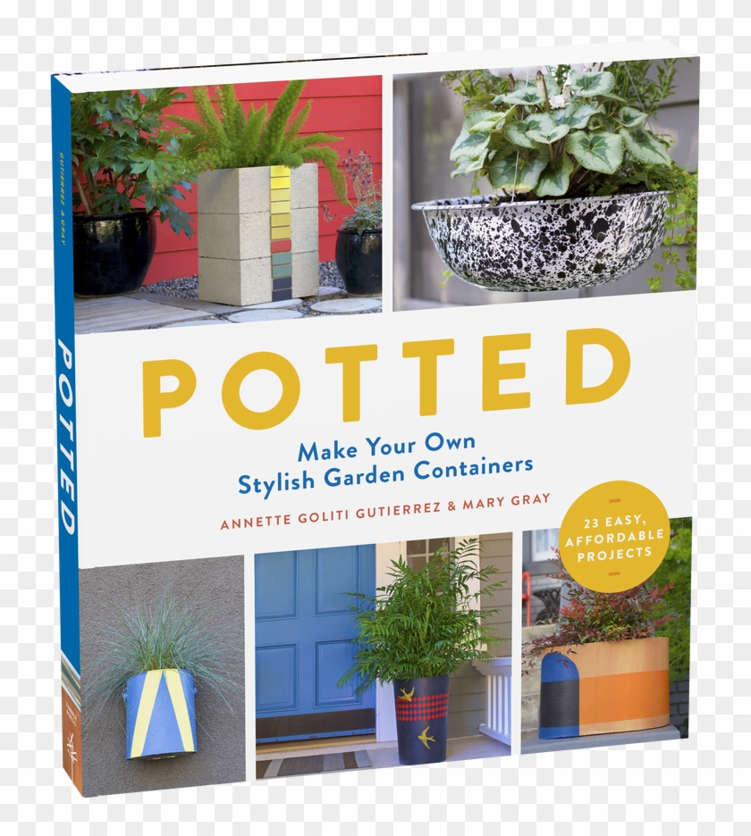Make Your Own Stylish Garden Containers - Potted: Make Your Own Stylish Garden Containers Clipart