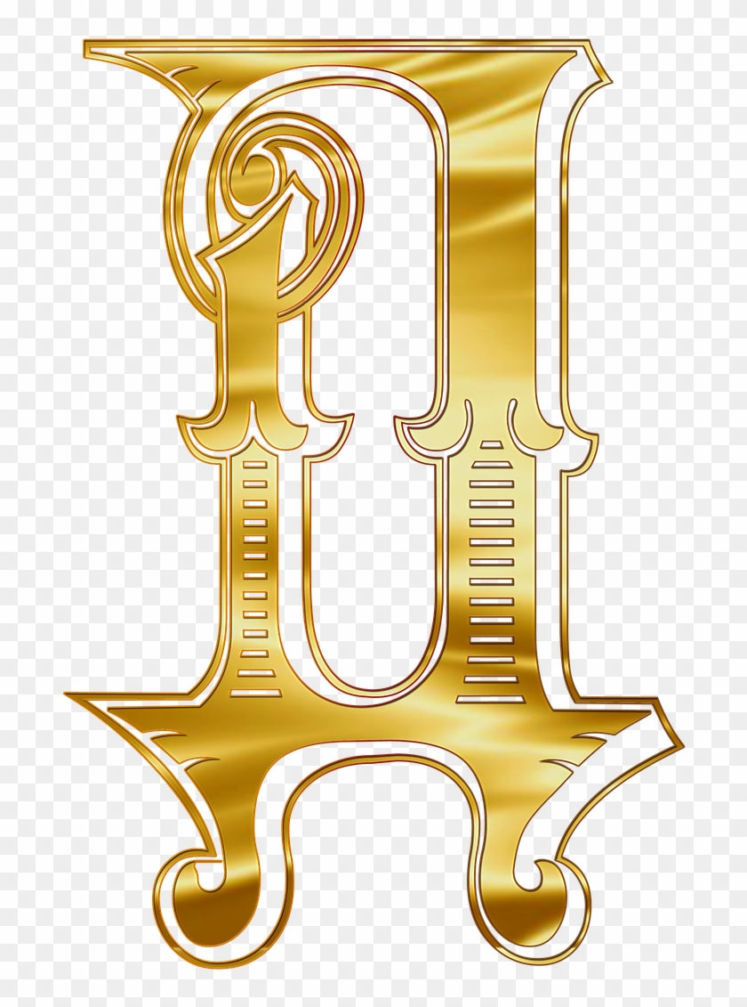 D Letters Alphabet - Gold Cyrillic Alphabet Letters Clipart #3621234