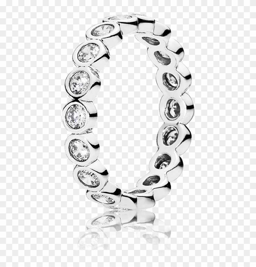 Alluring Brilliant Stackable Ring, Clear Cz - Alluring Brilliant Ring Pandora Clipart #3621526
