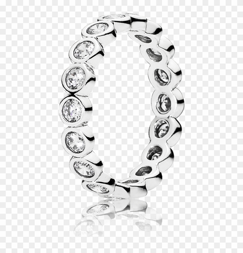Alluring Brilliant Stackable Ring, Clear Cz - Alluring Brilliant Ring Pandora Clipart