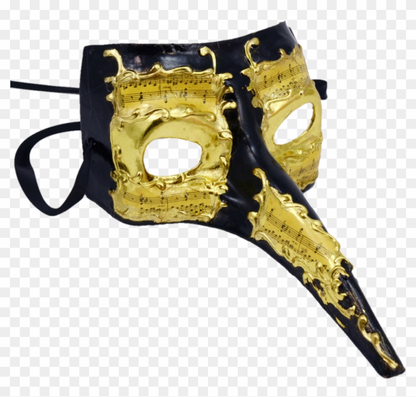 #mask #carnival #vintage #creepy #plague #opera #masquerade - Venetian Long Nose Mask Clipart #3621671