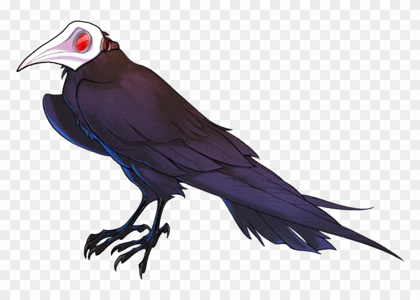 Malak Wearing Julian's Plague Mask, Discuss - Pileated Woodpecker Clipart