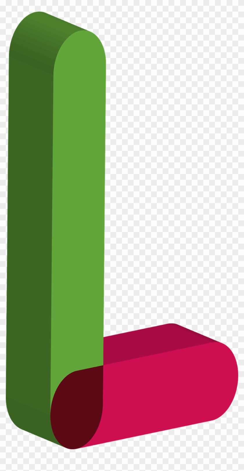 Descarga Muchos Libros De Diferentes Escritores Cuyo - Letter L 3d Png Clipart