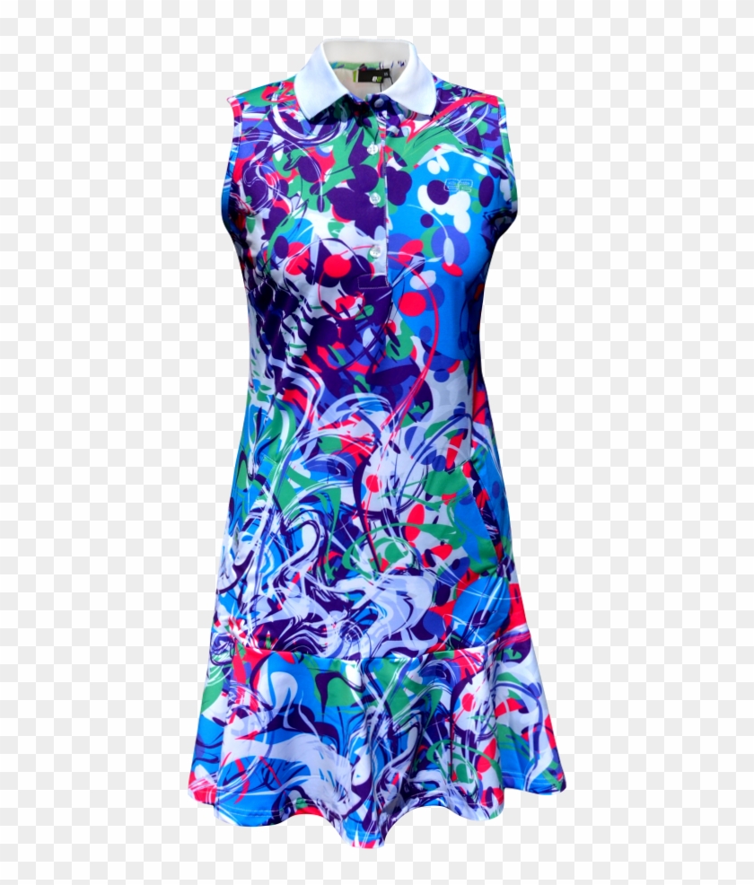 Vestido Sin Mangas Scribble - Day Dress Clipart #3622531